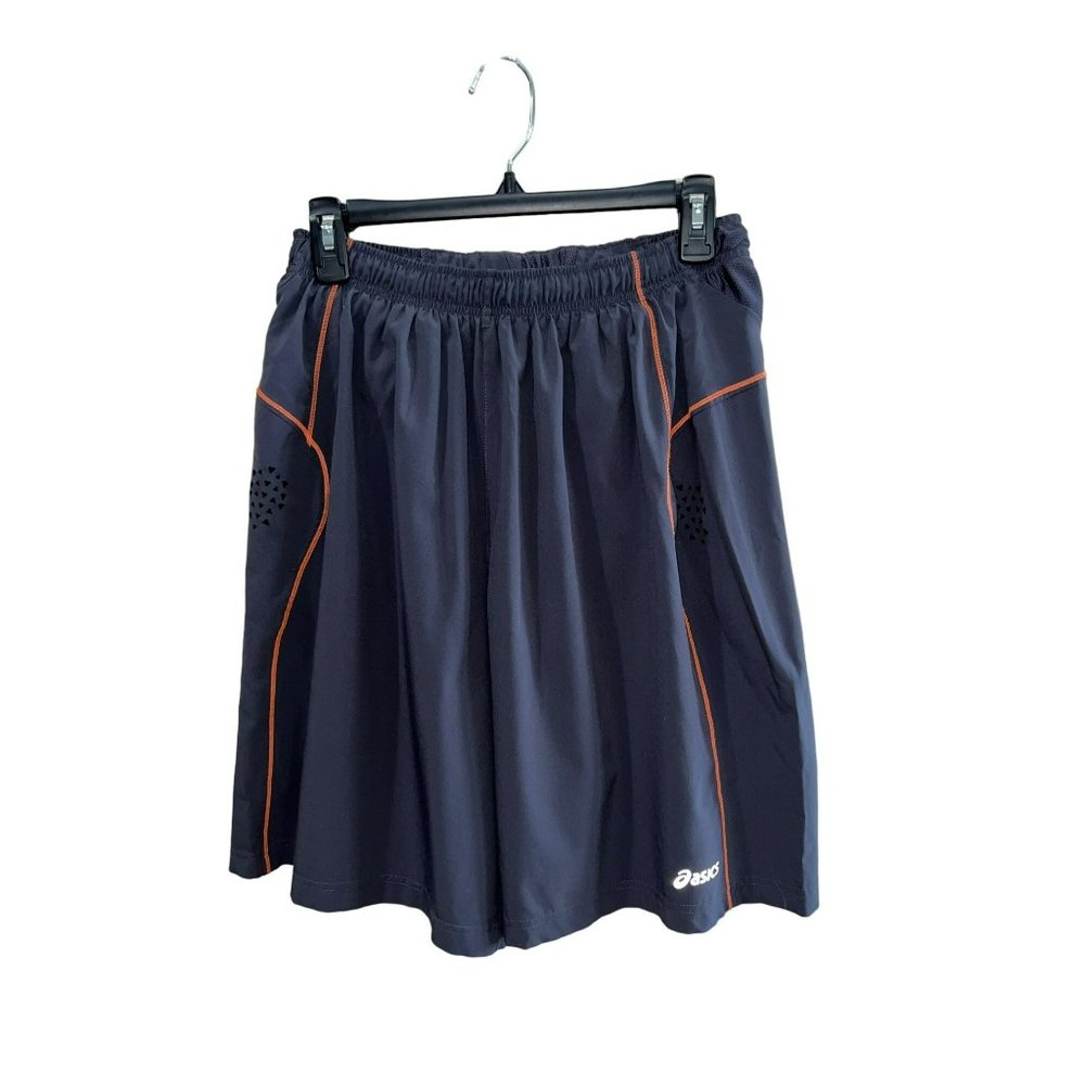 ASICS Men's Long Lined Athletic Shorts with Pockets Size Medium
